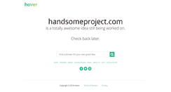 Desktop Screenshot of handsomeproject.com